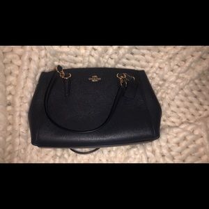 Navy Coach Handbag